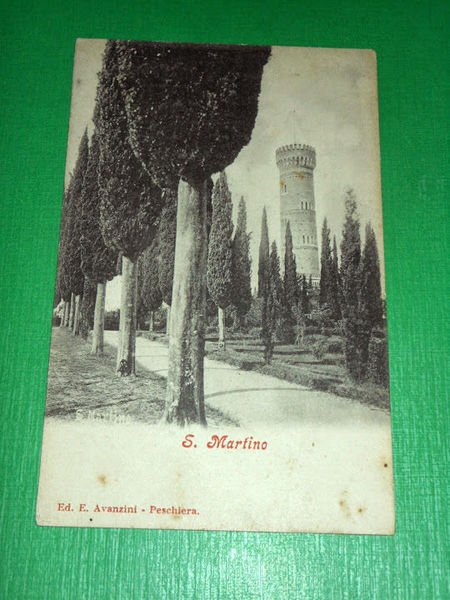 Cartolina S. Martino della Battaglia - La Torre 1900 ca.