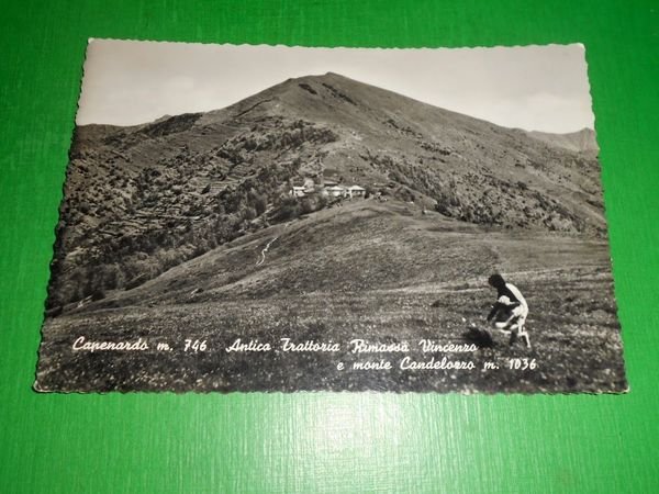 Cartolina Capenardo - Antica Trattoria Rimassa Vincenzo e monte Candelozzo …