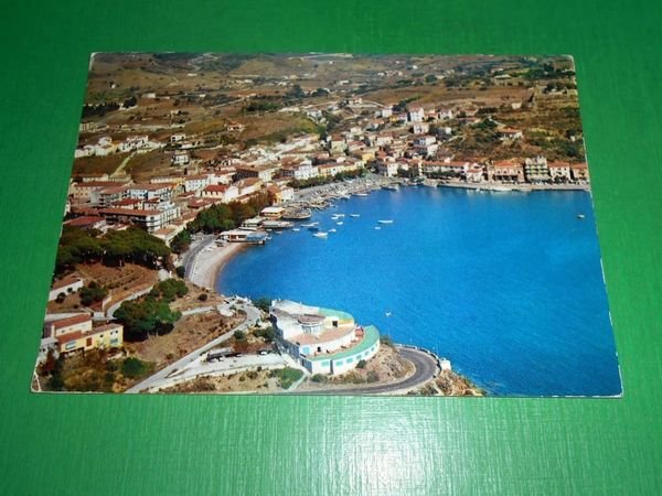 Cartolina Isola d' Elba - Porto Azzurro - Veduta aerea …