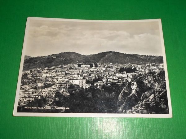 Cartolina Rossano Calabro - Panorama 1951.