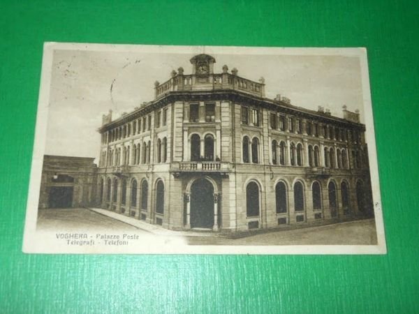 Cartolina Voghera - Palazzo Poste Telegrafi Telefoni 1922.