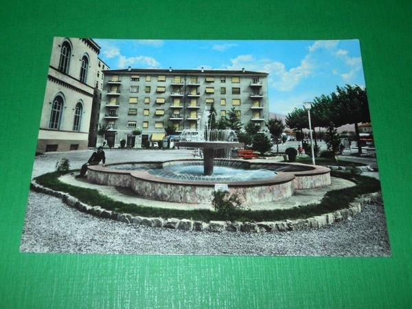 Cartolina Cairo Montenotte - La nuova Fontana 1960 ca.