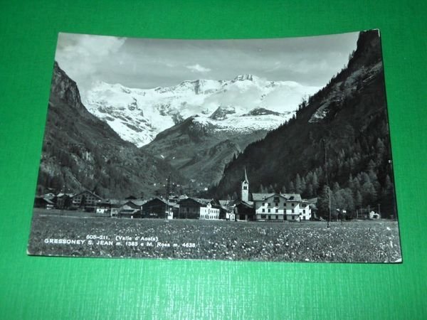 Cartolina Valle d' Aosta - Gressoney St. Jean e M. …