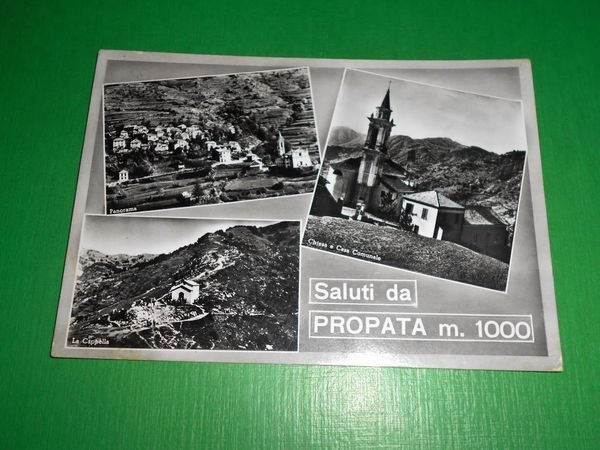 Cartolina Saluti da Propata - Vedute diverse 1958.