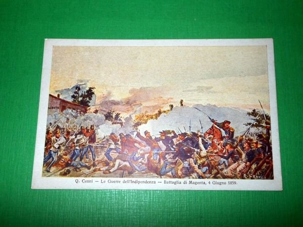 Cartolina Militaria - Le Guerre dell' Indipendenza - Battaglia di …
