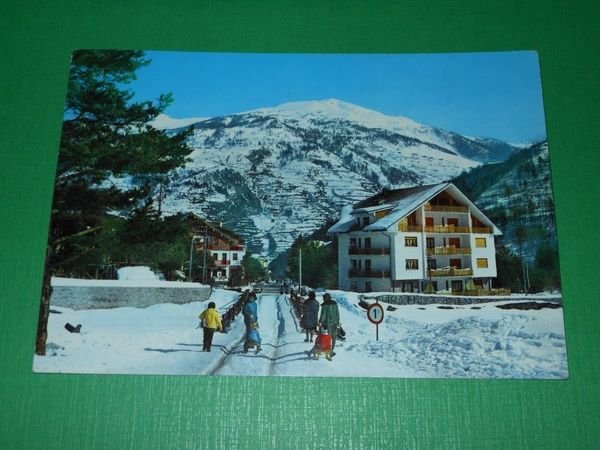 Cartolina Bardonecchia - Monte Jafferau 1965.