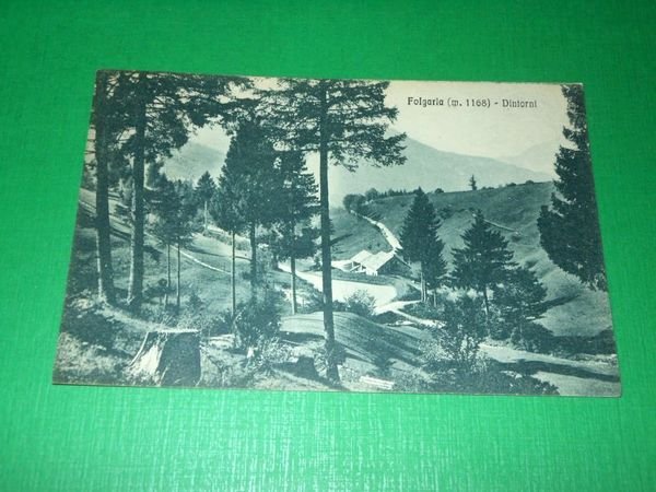 Cartolina Folgaria - Dintorni 1929.
