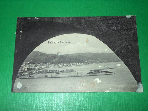 Cartolina Salerno - Panorama 1915 ca.