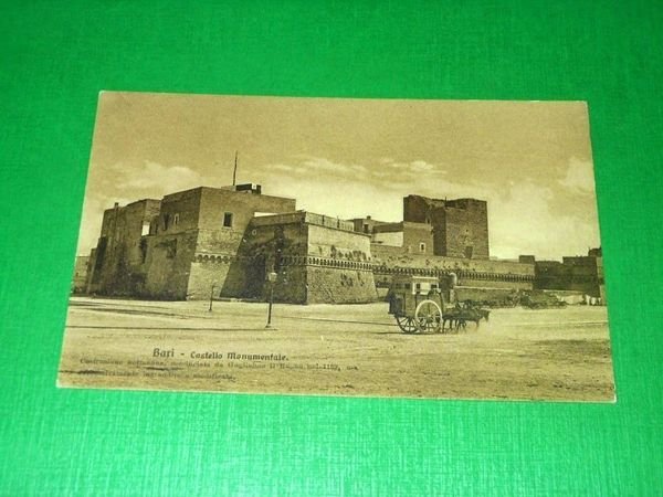 Cartolina Bari - Castello Monumentale 1920 ca.