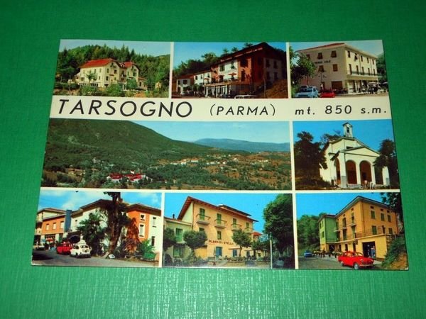 Cartolina Tarsogno ( Parma ) - Vedute diverse 1968.