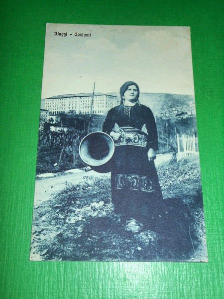 Cartolina Fiuggi - Costumi 1938.