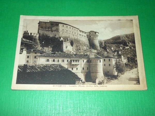 Cartolina Rovereto - Castello ( Museo Storico della Guerra ) …