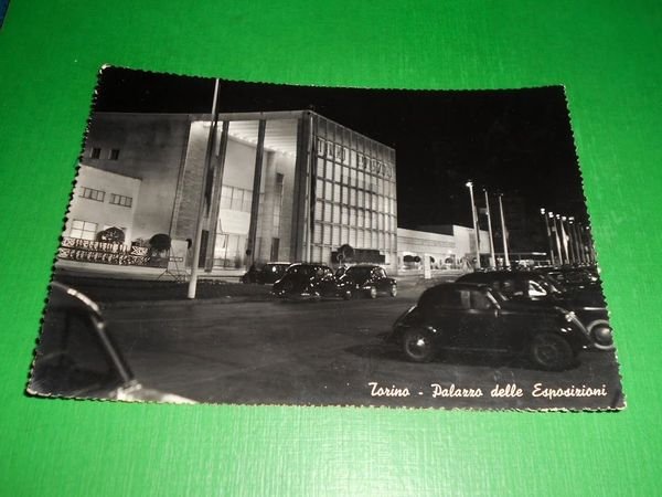 Cartolina Torino - Palazzo delle Esposizioni 1957.