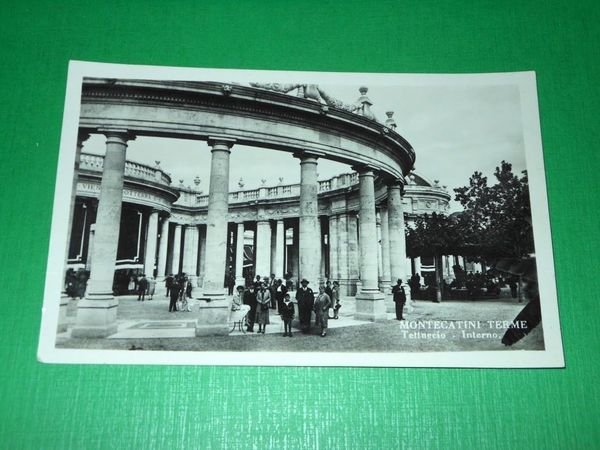 Cartolina Montecatini Terme - Tettuccio - Interno 1930 ca ( …