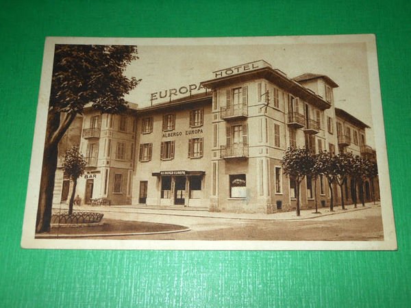 Cartolina Brescia - Albergo Europa 1930.