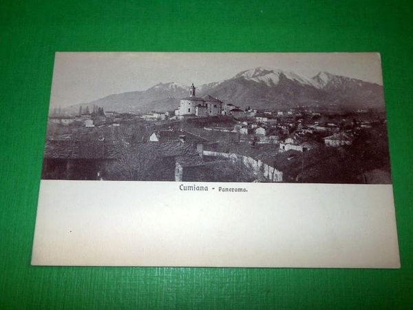 Cartolina Cumiana - Panorama 1920 ca.