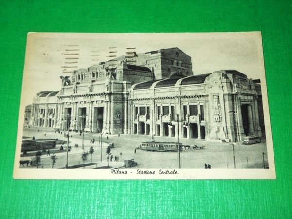 Cartolina Milano - Stazione Centrale 1940 n. 1.