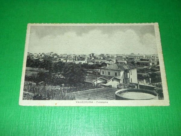 Cartolina Vallecrosia - Panorama 1948.