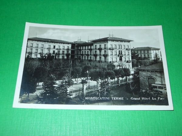Cartolina Montecatini Terme - Grand Hotel La Pace 1930 ca.