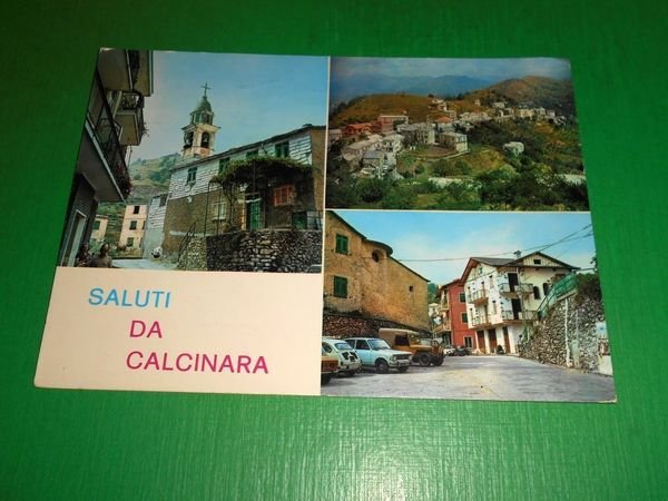 Cartolina Saluti da Calcinara di Uscio - Scorci pittoreschi 1977.