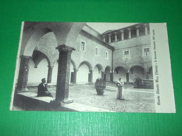 Cartolina Monte Oliveto Maggiore ( Siena ) - Il secondo …
