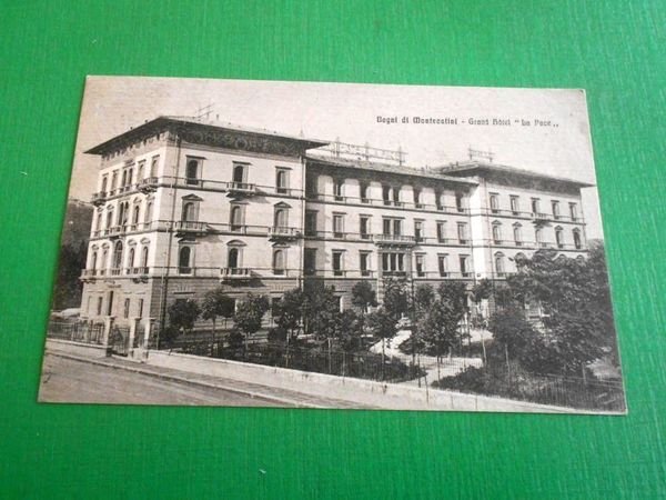 "Cartolina Bagni di Montecatini - Grand Hotel "La Pace" 1920 …