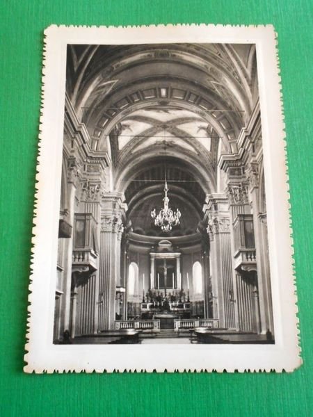 Cartolina Massa - Interno della Cattedrale 1940 ca.