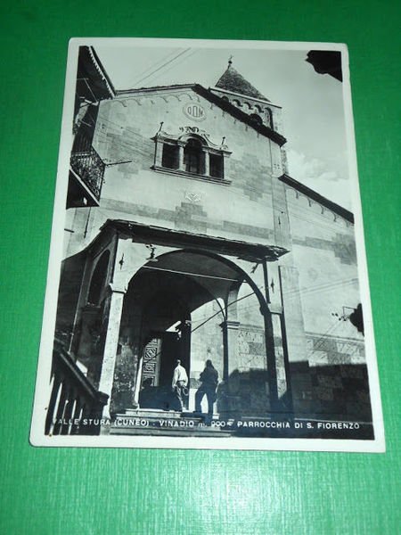 Cartolina Vinadio - Valle Stura ( Cuneo ) - Parrocchia …
