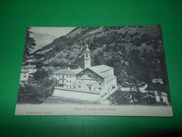 Cartolina Chiesa di Issogne ( Valle d' Aosta ) - …