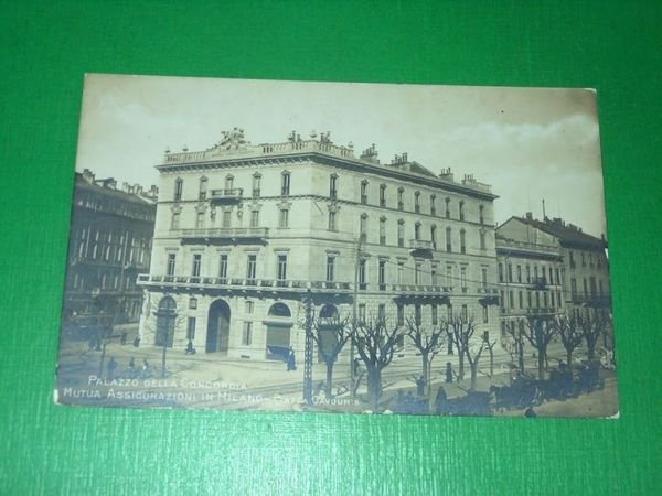 Cartolina Palazzo della Concordia Mutua Assicurazioni in MIlano - Piazza …