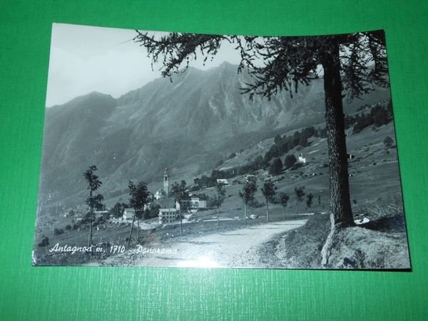 Cartolina Antagnod ( Aosta ) - Panorama 1966.