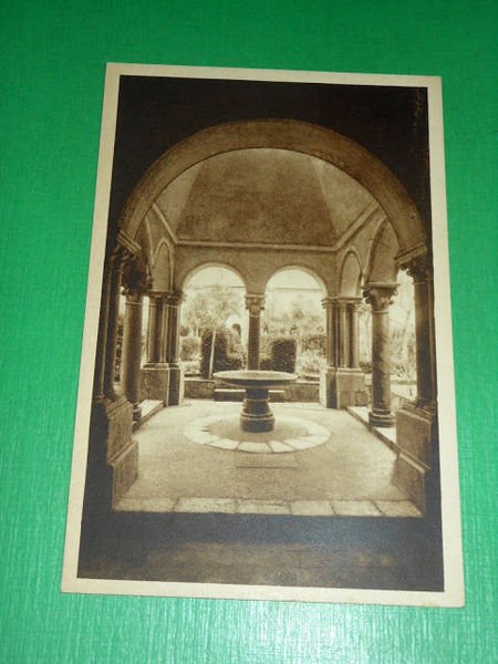 Cartolina Abbazia di Fossanuova ( Latina ) - Chiostro 1940 …
