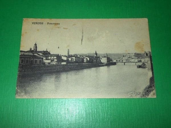 Cartolina Verona - Panorama 1929.