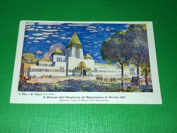 Cartolina Esposizione di Torino 1911 - Il Palazzo dell' Ungheria …