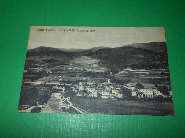 Cartolina Pezzolo ( Cuneo ) - Valle Uzzone 1930 ca.