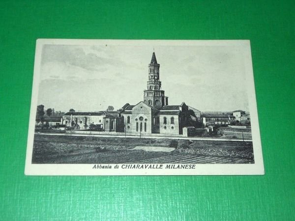 Cartolina Abbazia di Chiaravalle Milanese - Veduta 1940 ca.
