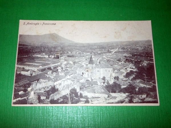 Cartolina S. Ambrogio - Panorama 1920 ca.
