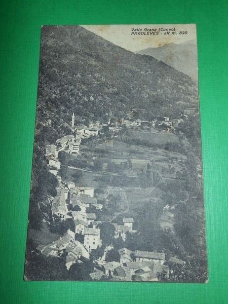 Cartolina Valle Grana ( Cuneo ) - Pradleves - Panorama …