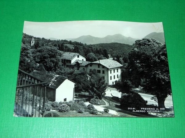 Cartolina Premeno - Albergo Vittoria - 1955 ca.