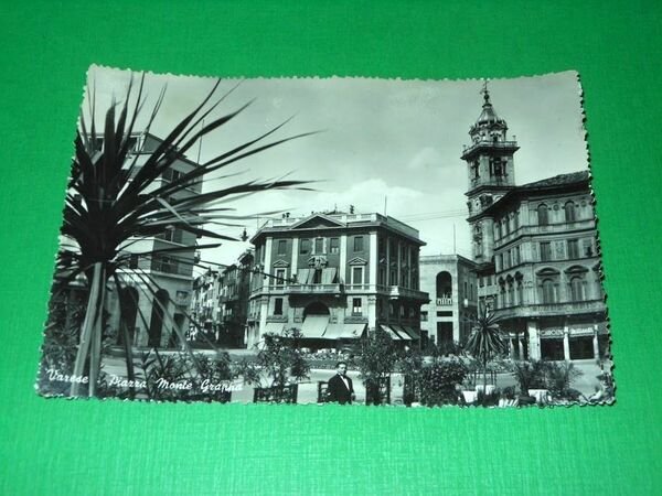 Cartolina Varese - Piazza Monte Grappa 1957.