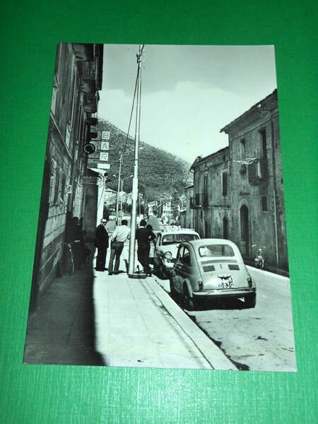 Cartolina S. Pietro al Tanagro ( Salerno ) - Via …