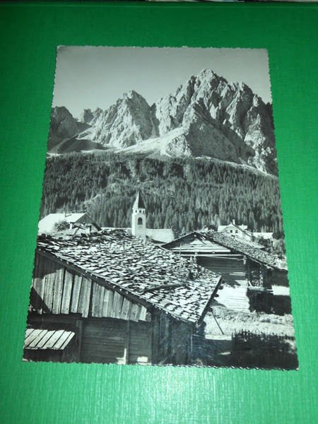 Cartolina Cima Sappada - M. Sierra - Scorcio panoramico 1952.