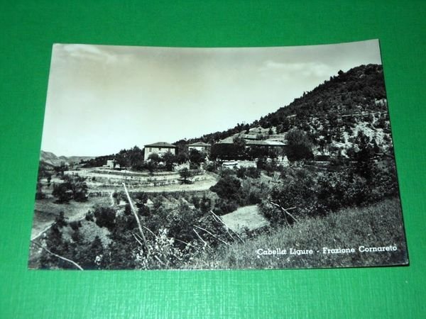 Cartolina Cabella Ligure - Frazione Cornareto 1960.