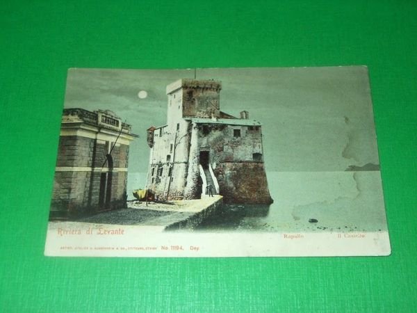 Cartolina Rapallo - Il Castello 1906.