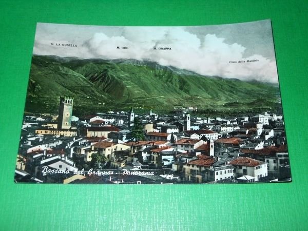 Cartolina Bassano del Grappa - Panorama 1958.