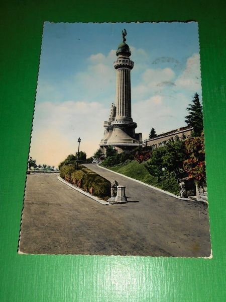 Cartolina Trieste - Faro della Vittoria 1957.