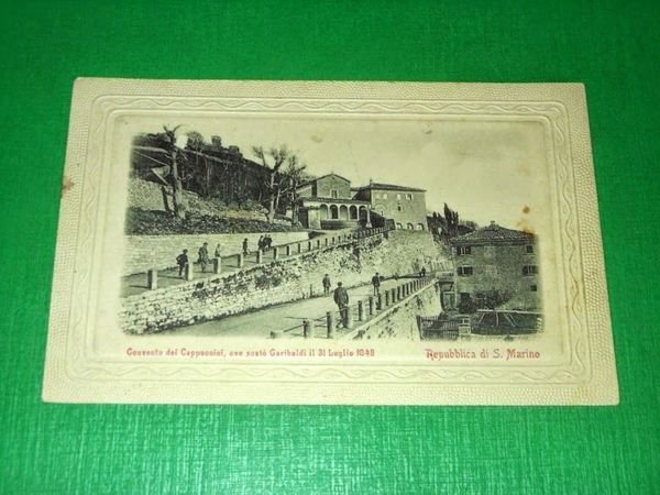 Cartolina Repubblica di San Marino - Convento dei Cappuccini 1904.