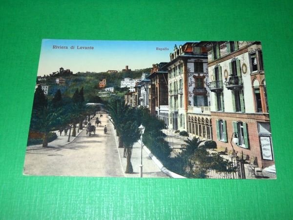 Cartolina Riviera di Levante - Rapallo - Scorcio panoramico 1915 …