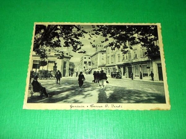Cartolina Gorizia - Corso Giuseppe Verdi 1942.