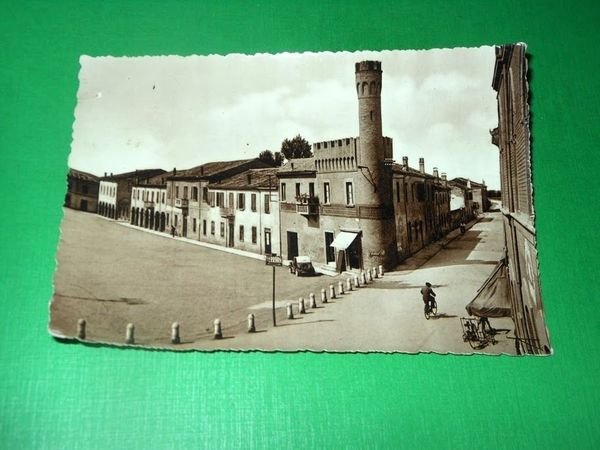 Cartolina Migliarino - Piazza del Popolo - Via Maltrana 1950 …